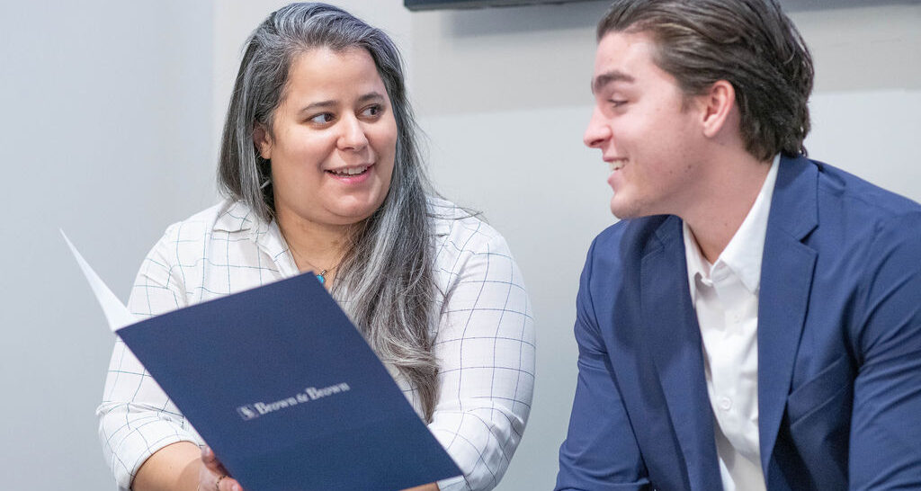 Brown and Brown Teammates Teammates teaching each other